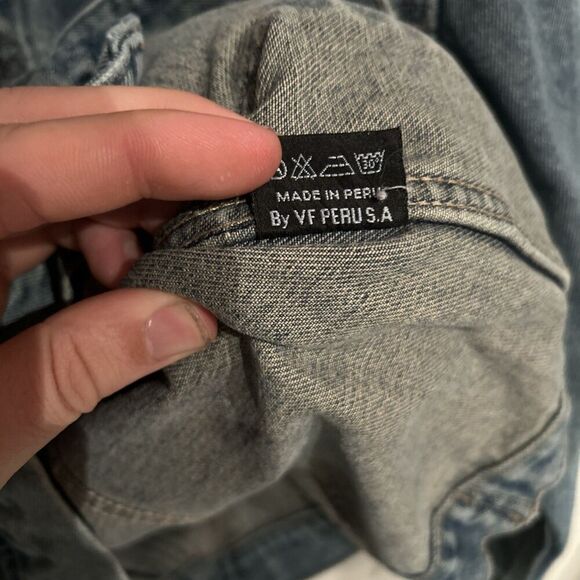 Vintage Lee Denim Union Made USA Denim Jacket Blue Mens Size Small 90s - Picture 6 of 9